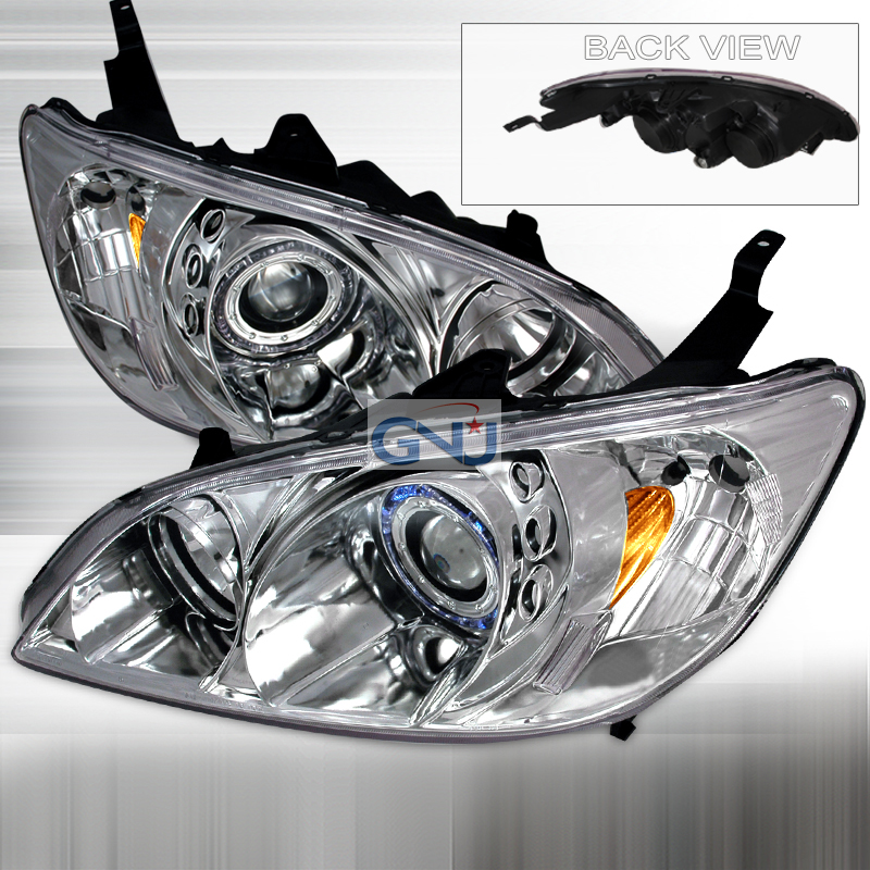 2005 Honda civic halo projector headlights #2