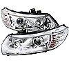 Honda Civic  2006-2009 Chrome  Projector Headlights  