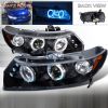 Honda Civic  2006-2011 Black Halo Projector Headlights  W/LED'S
