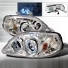 Honda Civic  1999-2000 Chrome Halo Projector Headlights  