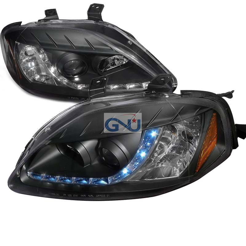 Projector headlights for honda civic 2000 #7