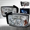 Dodge Dakota 2005-2007 Chrome Projector Headlights 