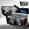 Dodge Dakota 2005-2007 Black Projector Headlights 