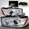 Gmc Denali  2000-2006 Chrome Halo Projector Headlights  W/LED'S