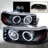 Gmc Denali  2000-2006 Black Halo Projector Headlights  W/LED'S