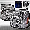 Gmc Denali  2007-2010 Chrome Halo Projector Headlights  W/LED'S