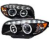 Bmw 1-Series E87 2008-2011 Black Halo Projector Headlights  