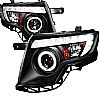 Ford Edge  2007-2010 Black  Projector Headlights  