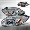 Mitsubishi Eclipse  2006-2008 Chrome Halo Projector Headlights  W/LED'S