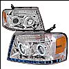 Ford F150  2004-2008 Chrome R8 Style Projector Headlights  