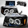 Ford F150  2004-2008 Black Halo Projector Headlights  W/LED'S