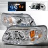 Ford F150  1997-2003 Chrome Halo Projector Headlights  W/LED'S