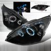 Ford Focus  2000-2004 Black Halo Projector Headlights  W/LED'S