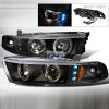 Mitsubishi Galant  1999-2002 Black  Projector Headlights  