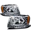 Jeep Grand Cherokee  1999-2004 Chrome Halo Projector Headlights  