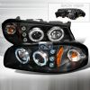 Chevrolet Impala  2000-2005 Black Halo Projector Headlights  W/LED'S