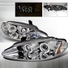 Dodge Intrepid  1998-2004 Chrome R8 Style Halo Projector Headlights  W/LED'S