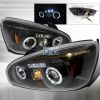 Chevrolet Malibu  2004-2008 Black Halo Projector Headlights  W/LED'S