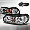 Chevrolet Malibu  1999-2003 Chrome Halo Projector Headlights  W/LED'S