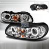 Chevrolet Malibu 1997-2003 Halo LED  Projector Headlights - Chrome  