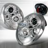 Mini Cooper  2002-2005 Chrome Halo Projector Headlights  W/LED'S