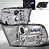 Dodge Ram  2009-2012 Chrome  Projector Headlights  