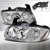 Nissan Sentra  2004-2006 Chrome Halo Projector Headlights  W/LED'S