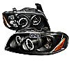 Nissan Sentra  2004-2006 Black  Projector Headlights  