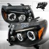 Toyota Tacoma  2005-2010 Black Halo Projector Headlights  W/LED'S