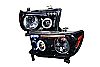 Toyota Tundra  2007-2011 Gloss Black  Projector Headlights Smoke Lens 