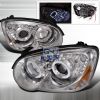 Subaru Impreza  2004-2005 Chrome Halo Projector Headlights  W/LED'S