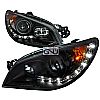 Subaru Impreza  2006-2007 Black  Projector Headlights  