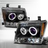 Nissan Xterra 2005-2007 Halo LED  Projector Headlights - Black  