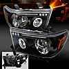 Toyota Tundra 2007-2008 Black Projector Headlights 