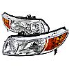 2008 Honda Civic  Chrome Euro Headlights  