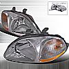 1996 Honda Civic  Chrome Euro Headlights  