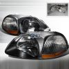 1997 Honda Civic  Black Euro Headlights  