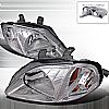 2000 Honda Civic  Chrome Euro Headlights  