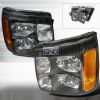 2005 Cadillac Escalade  Black Euro Headlights  