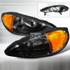 2002 Pontiac Grand Am  Black Euro Headlights  