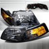 2002 Ford Mustang  Black Euro Headlights  