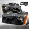 2006 Chevrolet Silverado  Black Euro Headlights  