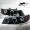 1995 Honda Accord   Black Halo Projector Headlights  