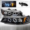 1995 Honda Accord   Black Halo Projector Headlights  W/LED'S