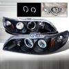 2001 Honda Accord   Black Halo Projector Headlights  