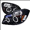 2010 Chevrolet Cobalt   Gloss Black  Projector Headlights Smoke Lens 