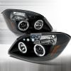 2007 Chevrolet Cobalt   Black Halo Projector Headlights  W/LED'S