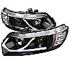 2008 Honda Civic   Black  Projector Headlights  