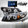 2009 Honda Civic   Black Halo Projector Headlights  W/LED'S