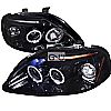 1999 Honda Civic   Gloss Black  Projector Headlights  